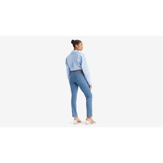 Jeans Donna LEVI'S® 724 vita alta gamba dritta Colore Medio